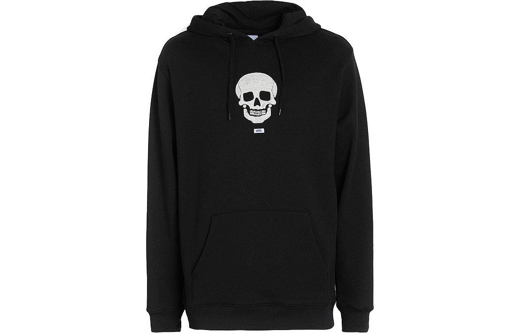 Vans KEIBLK Anaheim Skull Print Drawstring Hoodie Black VN0A5KEIBLK