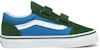 Vans Kanak-kanak Old Skool V Hijau Biru 2-Tona VN0A4UI1WK9