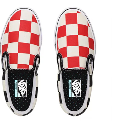 Vans Bambino Big Checker Comfycush Slip-On Nero/Rosso VN0A4U1SXWD Shop Vans Bambino Big Checker Comfycush Slip-On Nero/Rosso VN0A4U1SXWD
