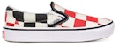 Order Slip-on Kanak-kanak Vans Big Checker Comfycush Hitam/Merah VN0A4U1SXWD
