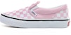 Kasut Vans Kanak-kanak Checkerboard Slip-on Pink VN0A4UH8UY4