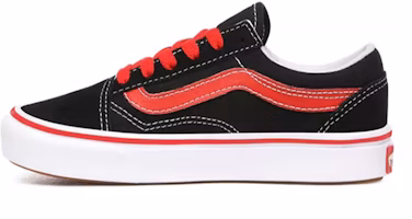 Vans Kid's Pop Comfycush Old Skool Black/Red VN0A4U334HJ Vans Kid's Pop Comfycush Old Skool Black/Red VN0A4U334HJ