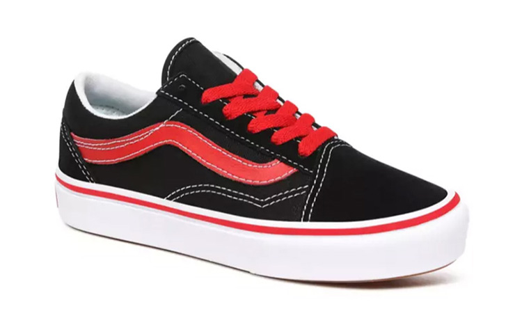 Shop Vans Bambino Pop Comfycush Old Skool Nero/Rosso VN0A4U334HJ
