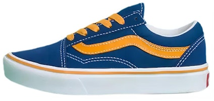 Vans Kid's Pop Comfycush Old Skool Yellow/Blue VN0A4UHAWI5 Vans Kid's Pop Comfycush Old Skool Yellow/Blue VN0A4UHAWI5