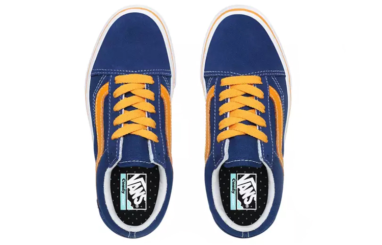 Lookbook 반스 키즈 팝 컴피쿠시 올드스쿨 (옐로/블루) VN0A4UHAWI5