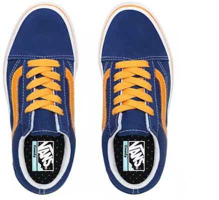 Vans Kid's Pop Comfycush Old Skool Yellow/Blue VN0A4UHAWI5 Lookbook Vans Kid's Pop Comfycush Old Skool Yellow/Blue VN0A4UHAWI5
