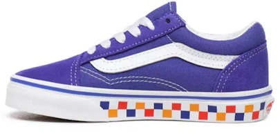 Vans Kid's Tri Checkerboard Old Skool Purple VN0A4UHZWKL Vans Kid's Tri Checkerboard Old Skool Purple VN0A4UHZWKL