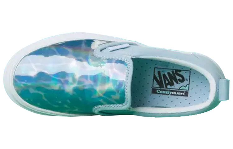 Shop Vans Enfant X Sensibilisation Autisme Comfycush Slip-on Pt Bleu VN0A4UHBWI7