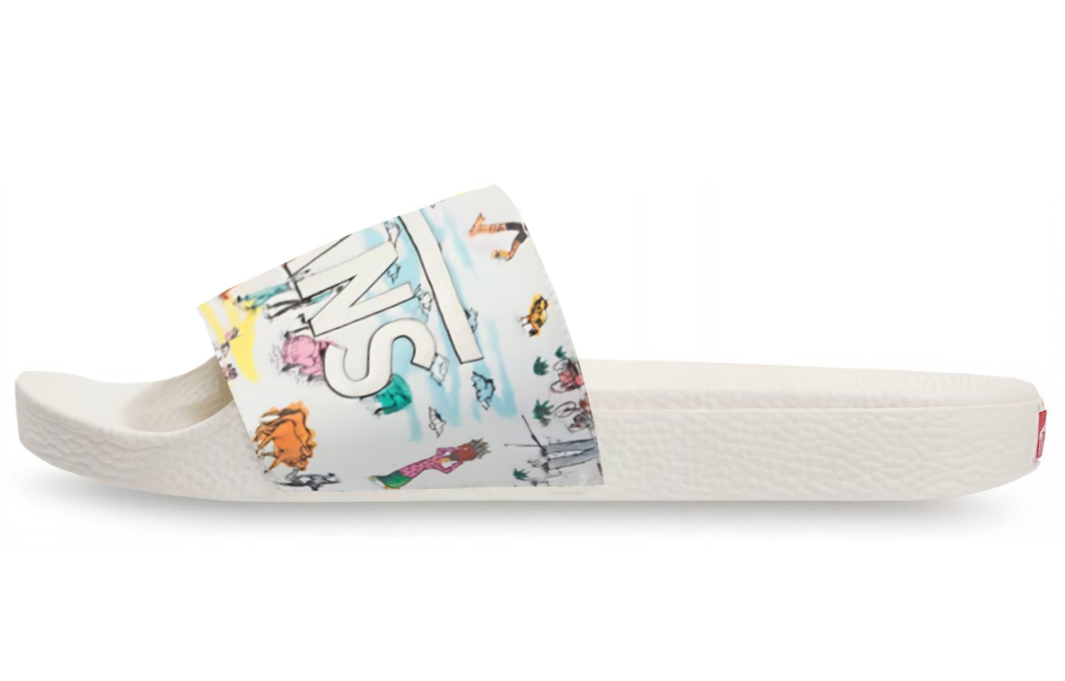 Vans Kide Slide-On White Slippers VN0004KIW94