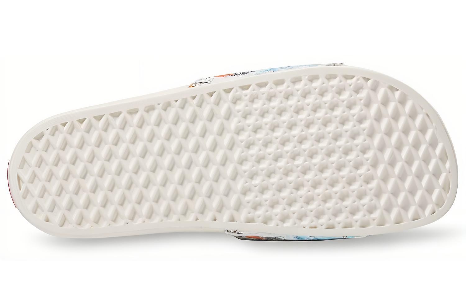 Shop Vans Kide Slide-On Witte Slippers VN0004KIW94