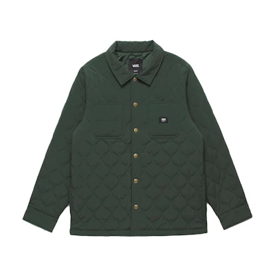 Vans Knox MTE-1 Green Loose-fit Long-sleeve Jacket with Turn-down Collar VN000EXBBZ0