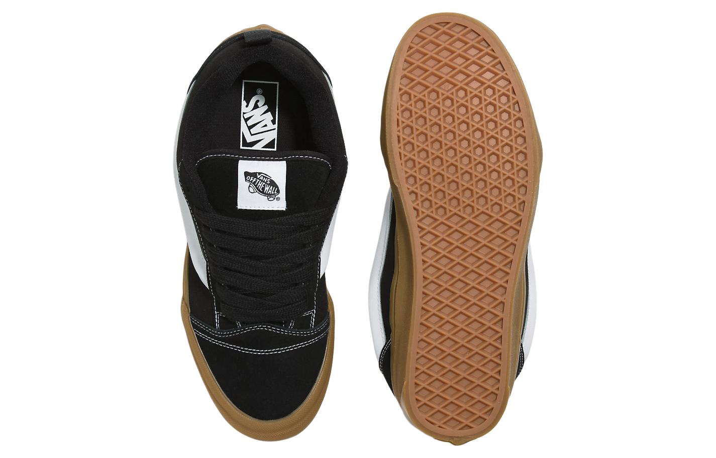 Shop ヴァンズ Knu-Skool ブラックガム VN0009QCB9M