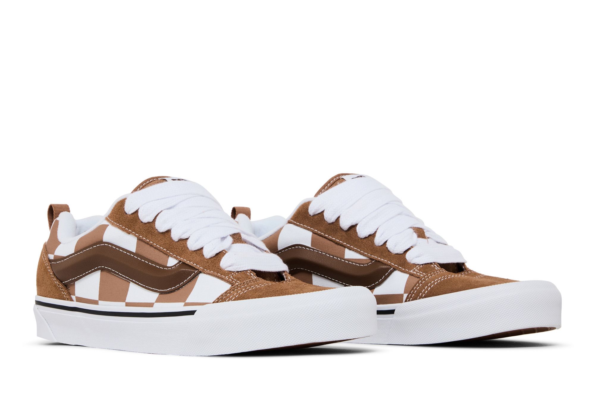 Cheap Vans Knu-Skool ''Mega Check Braun'' VN000CRPBRO