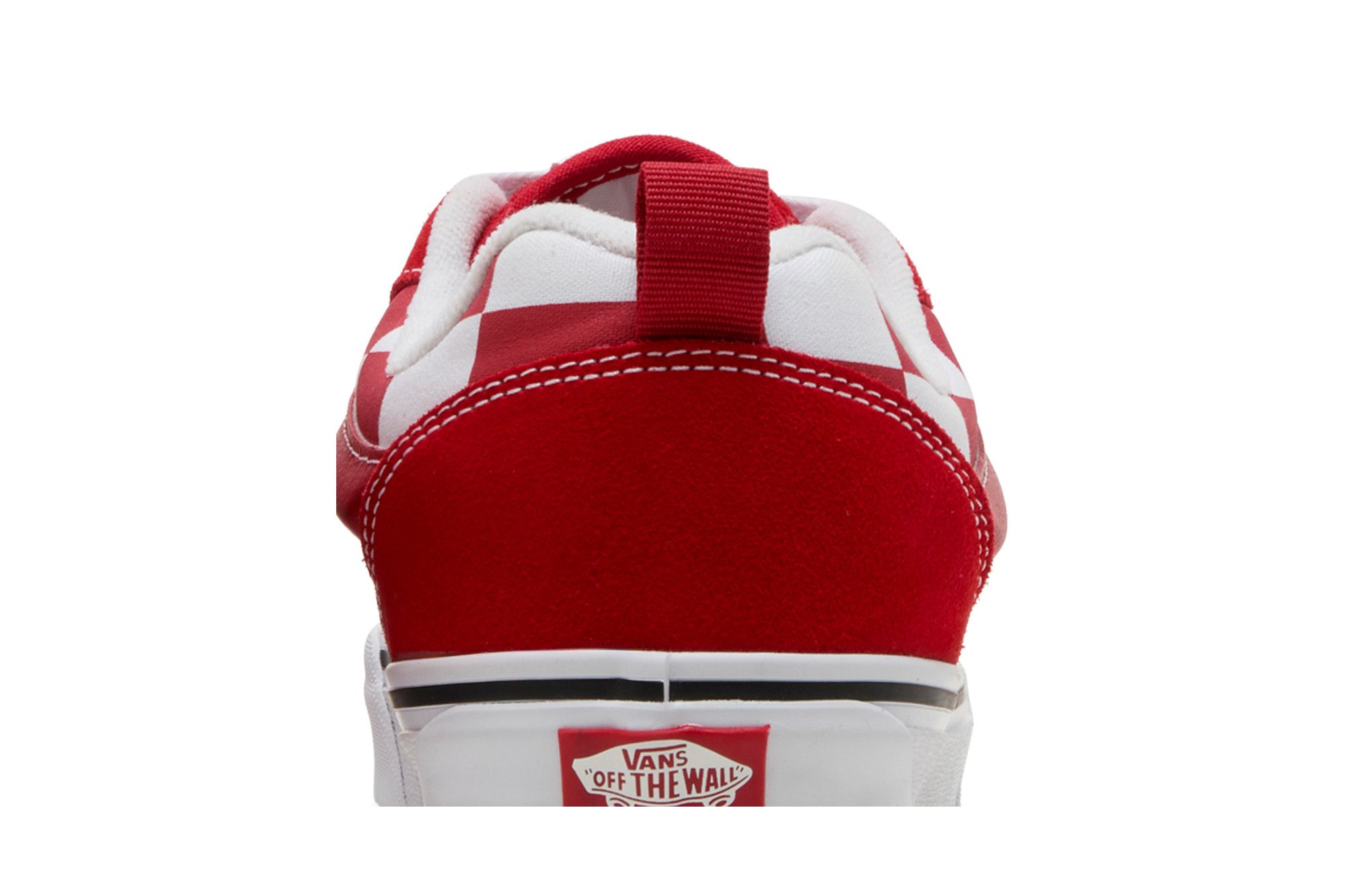 Sizing Vans Knu-Skool ''Mega Check Rood'' VN0009QCRED