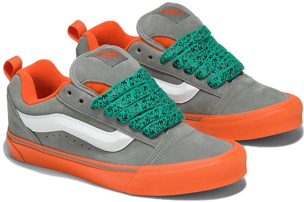Vans Knu-Skool 'Pop Outsole - Grey Orange' VN0009QCORA Order Vans Knu-Skool 'Pop Outsole - Grey Orange' VN0009QCORA