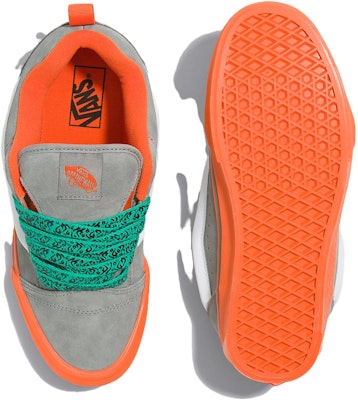 Vans Knu-Skool 'Suela Pop - Gris Naranja' VN0009QCORA Shop Vans Knu-Skool 'Suela Pop - Gris Naranja' VN0009QCORA