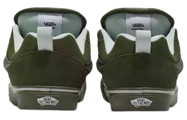 Lookbook Vans Knu-Skool 'Utility - Mono Olive' Sepatu Wanita Pria Hijau Oliv VN000CRPOLV