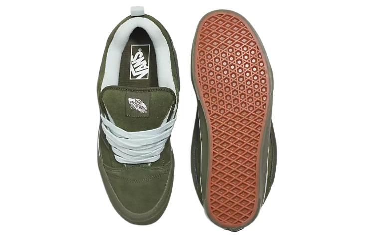 Shop Vans Knu-Skool 'Utility - Mono Olive' Sepatu Wanita Pria Hijau Oliv VN000CRPOLV