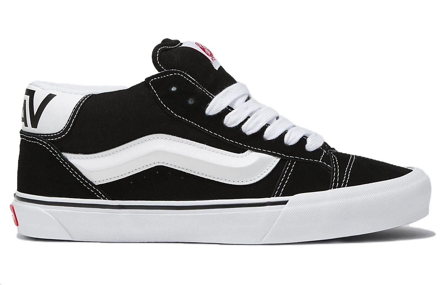 Order ヴァンズ Knu Mid 黒白 (Vanz Knu Mid Kuro Shiro) VN000CQ96BT1