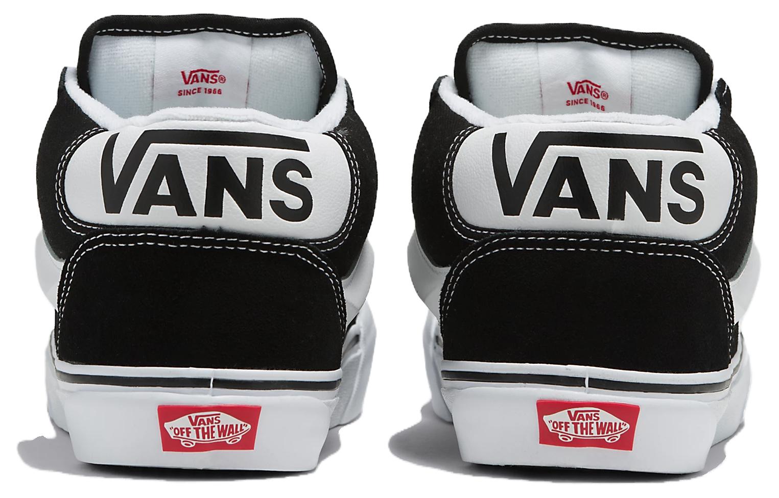 Shop ヴァンズ Knu Mid 黒白 (Vanz Knu Mid Kuro Shiro) VN000CQ96BT1