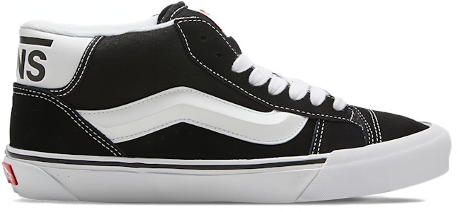 ヴァンズ Knu Mid 黒白 (Vanz Knu Mid Kuro Shiro) VN000CQ96BT Order ヴァンズ Knu Mid 黒白 (Vanz Knu Mid Kuro Shiro) VN000CQ96BT