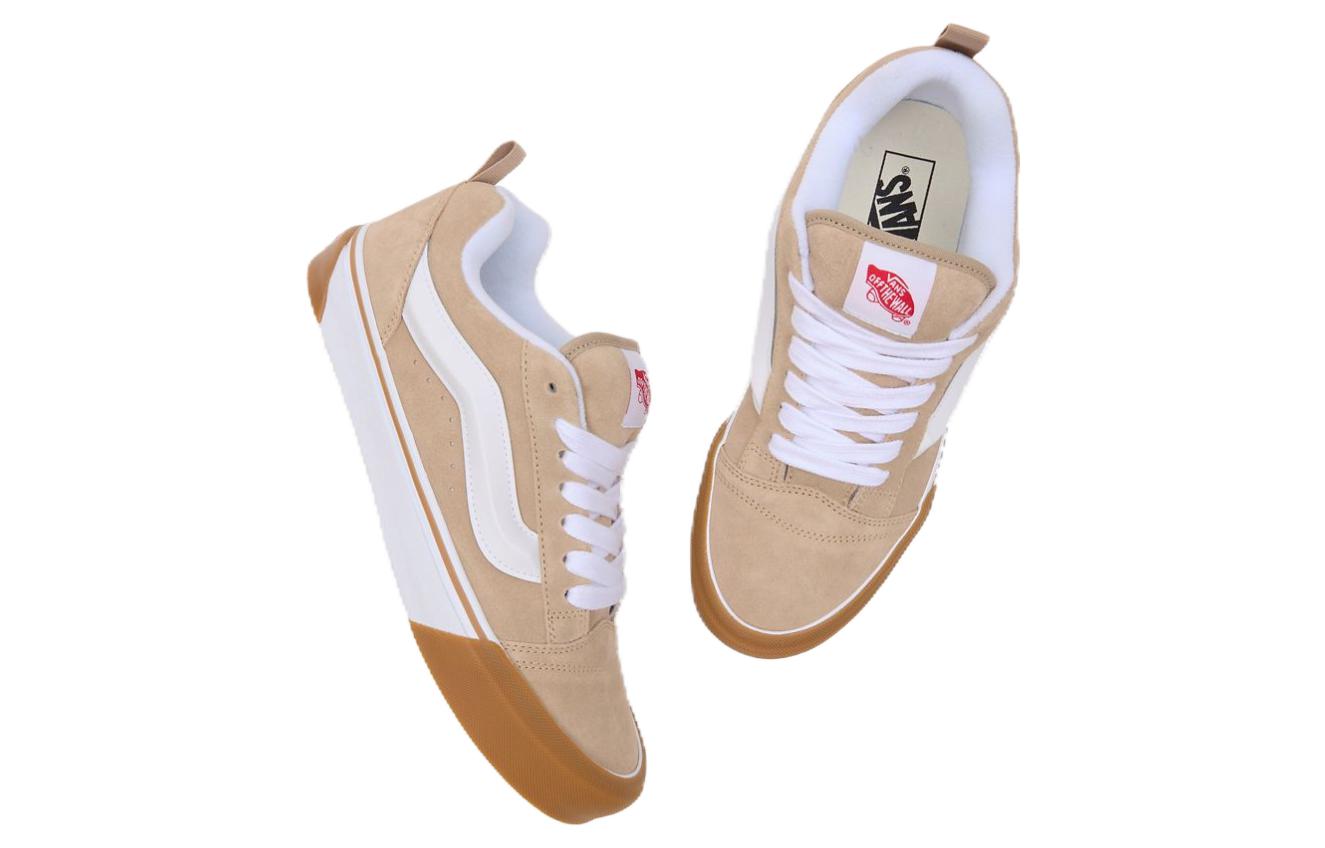 Purchase Vans Knu Skool 防滑耐磨 低筒 滑板鞋 男女通用 米白色