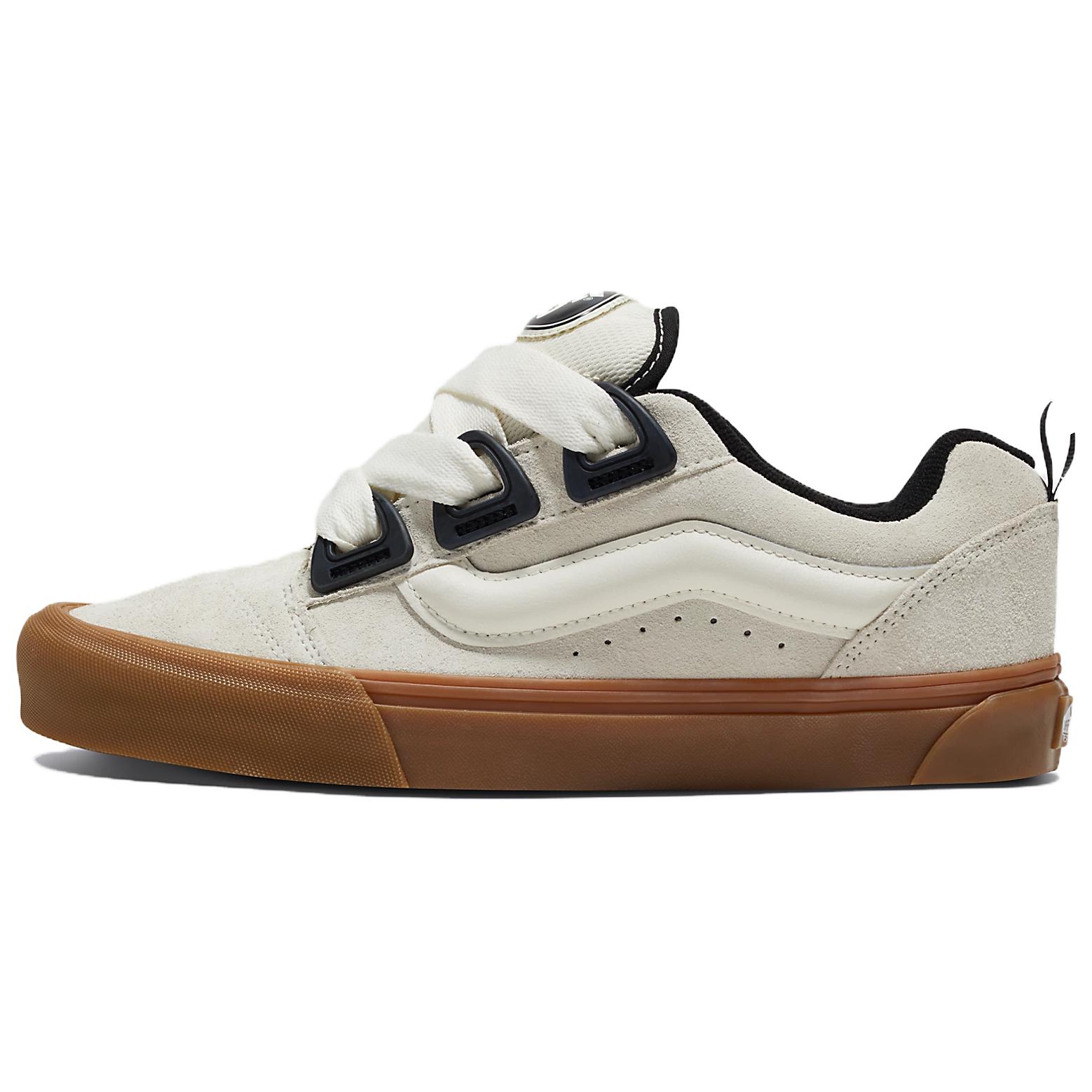 Vans Knu Skool DR Retro Comfy Durable Low-Top Sneakers Off-White VN000CZUVE1