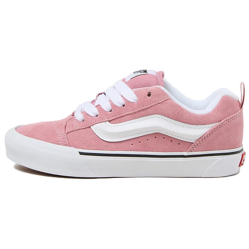 Vans Knu Skool Pink White Low-Top Skate Shoes Comfortable and Durable VN000CS0C3S