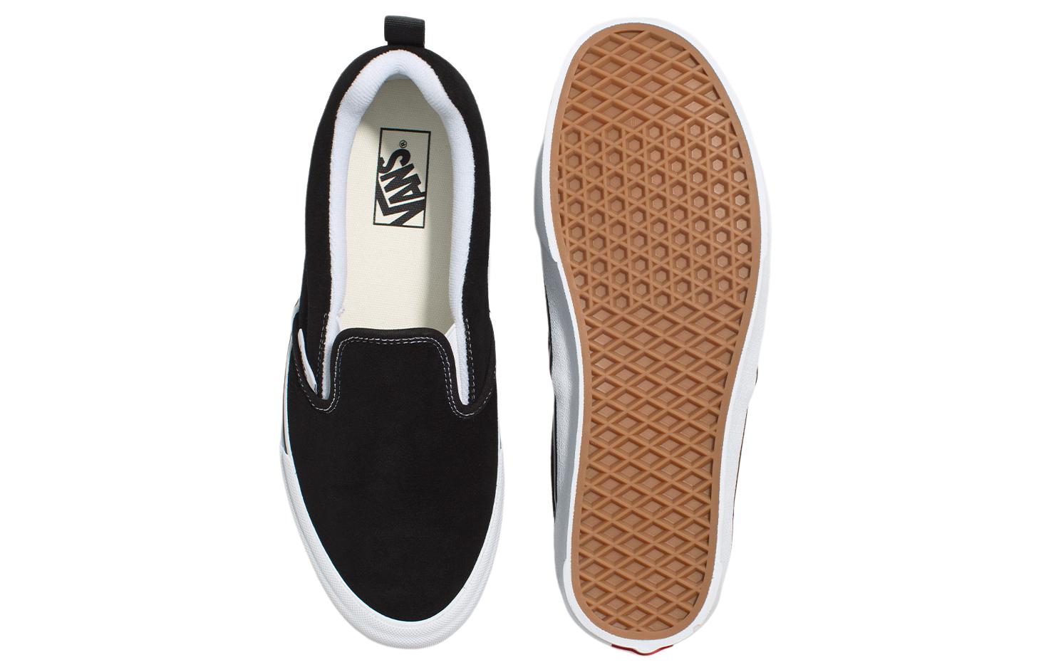Shop Vans Knu Slip 防滑耐磨 低筒 滑板鞋 共款 黑白