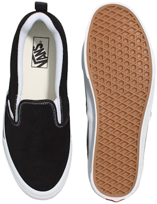 Vans Knu 无带帆布鞋 '黑色正白' VN0009QD6BT Shop Vans Knu 无带帆布鞋 '黑色正白' VN0009QD6BT