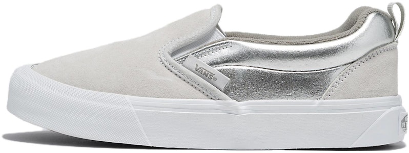 Vans Knu Slip 舒適百搭 低筒 滑板鞋 男女同款 銀色 Buy Vans Knu Slip 舒適百搭 低筒 滑板鞋 男女同款 銀色