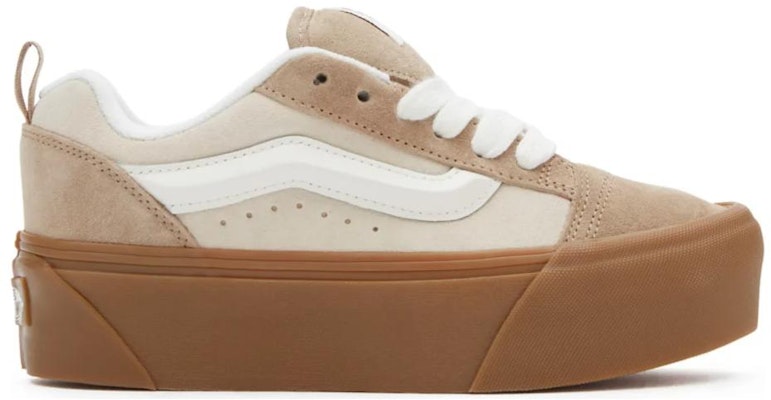 (W) 반스 넉 스택 '화이트 브라운' (or 반스 넉스택 화이트/브라운 for brevity) VN000CP6DJR Sizing (W) 반스 넉 스택 '화이트 브라운' (or 반스 넉스택 화이트/브라운 for brevity) VN000CP6DJR