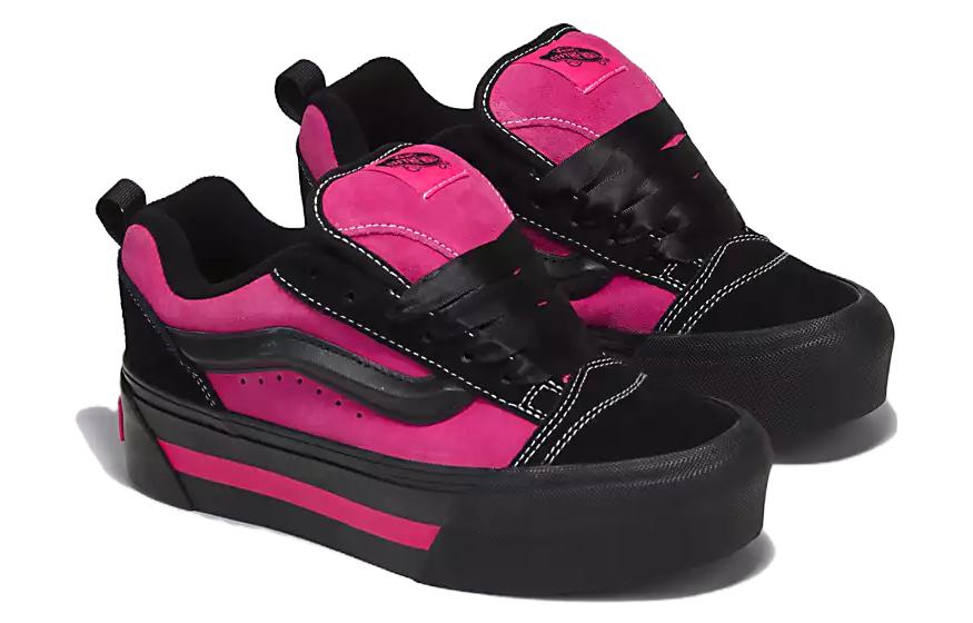 Vans Knu Stack Vintage Satin 'Black Pink' 圖 3