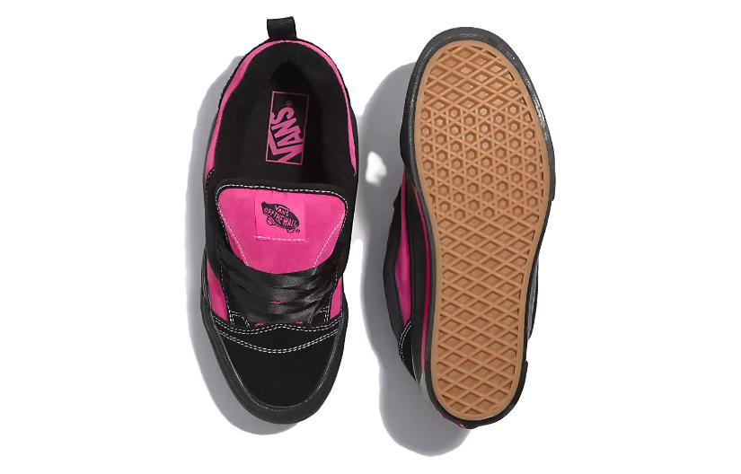 Vans Knu Stack Vintage Satin 'Black Pink' 圖 5