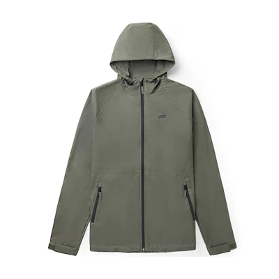 Vans Kuzyk Shell Rain Olive Green Hooded Jacket Unisex Casual Style VN0A45C3KCZ