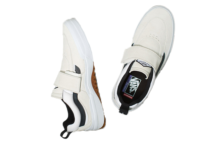 Lookbook Vans KYLE 2 Sepatu Skateboard Kasual Putih Tahan Slip Bernapas Tahan Lama VN0A5JIDYB2
