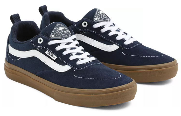 Lookbook Vans Unisex Kyle Walker Sepatu Sneakers Biru/Cokelat VN0A5JIEFS1