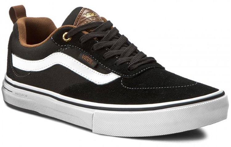 Shop Vans 凯尔·沃克专业滑板鞋 黑棕绿 VN0A2XSG9X1