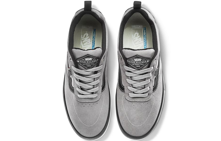 Lookbook Vans Kyle Walker 专业滑板鞋 灰色 VN0A2XSGVFP