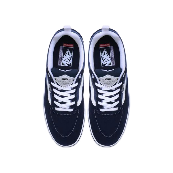 Shop Vans Kyle Walker 簡約百搭 減震耐磨 低幫 板鞋 男女同款 藍色