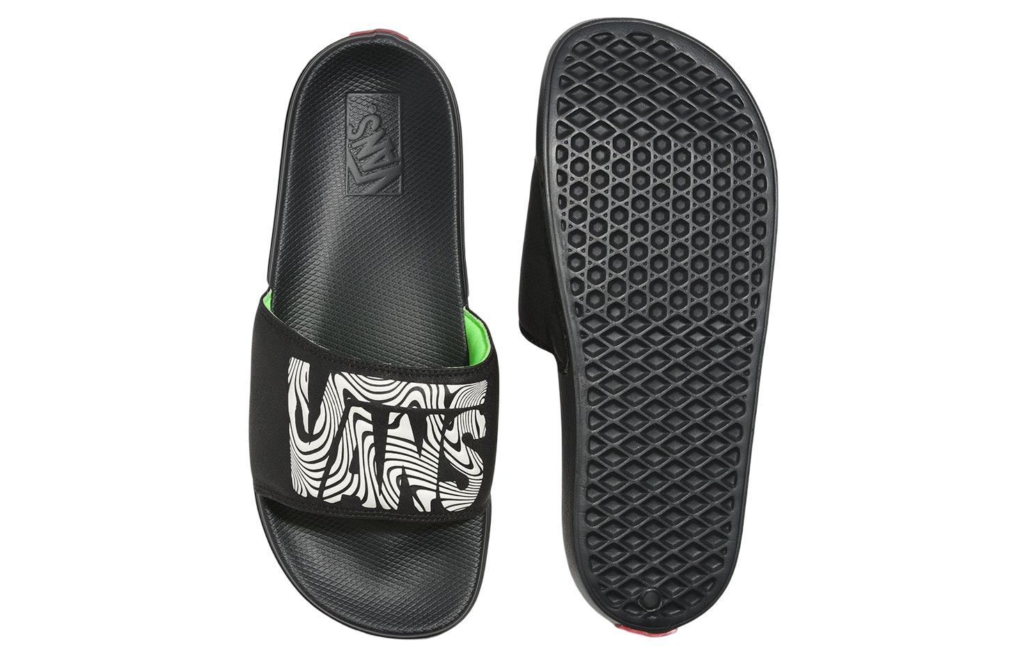 Purchase 반스 라 코스타 슬라이드온 "블랙 화이트" (40 characters) VN0A5HF5BKA1