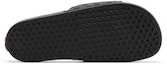 Shop Vans La Costa Slide-On 'Triple Black Checkerboard' - Selipar Hitam Penuh Checkerboard VN0A5HF5276