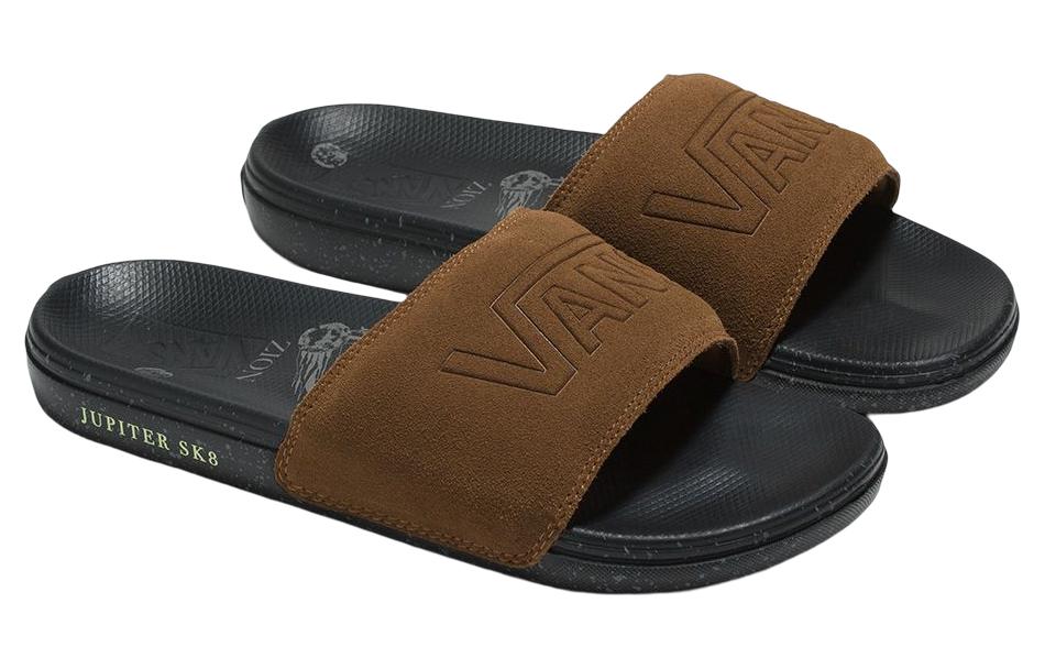 Lookbook Vans La Costa x Zion Wright 拼字拖 '棕黑色' VN0A5HF5BF01