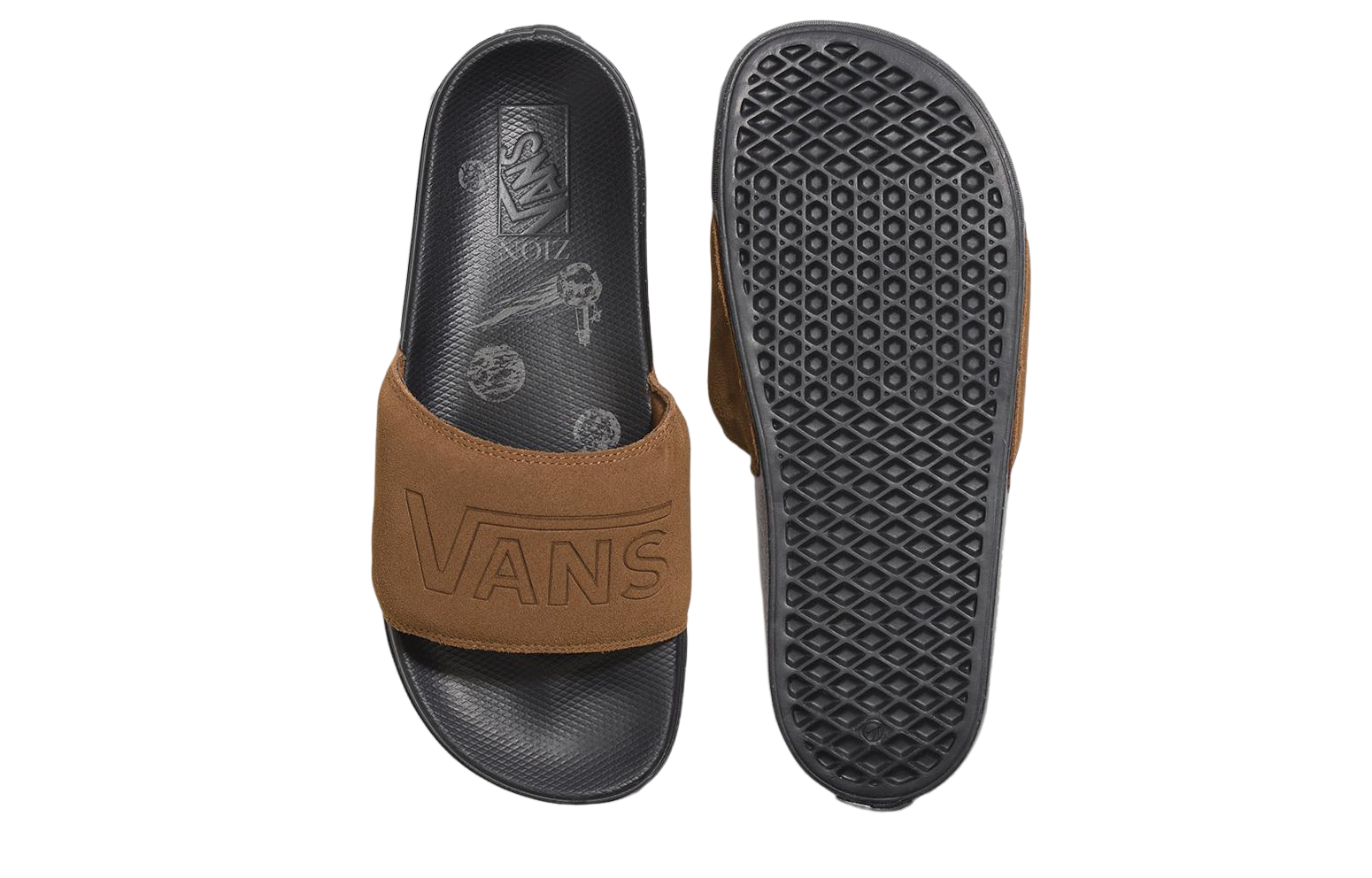 Purchase Vans La Costa x Zion Wright 拼字拖 '棕黑色' VN0A5HF5BF01