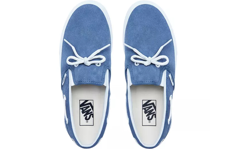 Shop Vans 絨面綾帶72 藍白