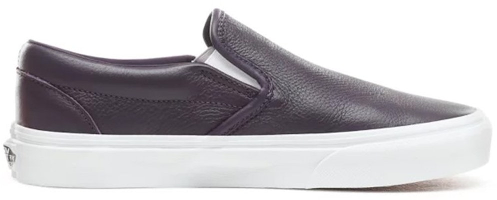 Vans Leather Classic Slip-On 'Black White' VN0A38F7VM9 Order Vans Leather Classic Slip-On 'Black White' VN0A38F7VM9