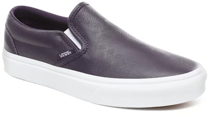 Vans Leather Classic Slip-On 'Black White' VN0A38F7VM9 Lookbook Vans Leather Classic Slip-On 'Black White' VN0A38F7VM9