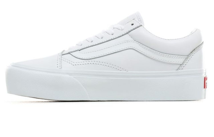 Vans LEATHER OLD SKOOL PLATFORM White VN0A3B3UOER