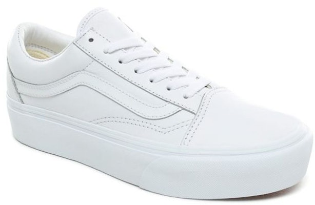 Vans KULIT OLD SKOOL PLATFORM Putih VN0A3B3UOER Lookbook Vans KULIT OLD SKOOL PLATFORM Putih VN0A3B3UOER