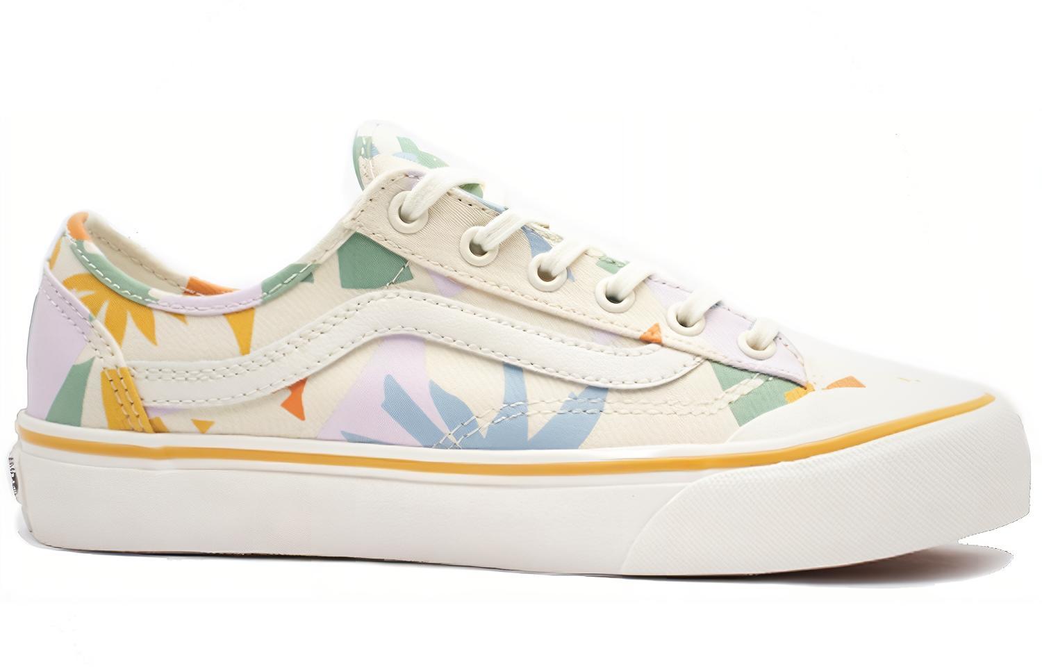 Lookbook Kasut Vans Leila Hurst Style 36 Decon Surf Pelbagaicolor Putih VN0A3MVLXMK